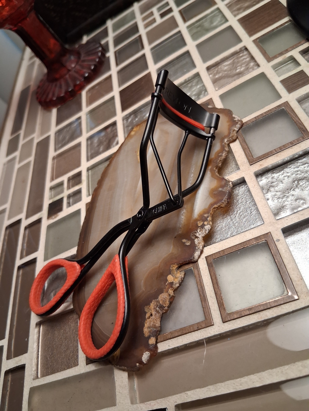 Revlon Black Eyelash Curler with Red Grip